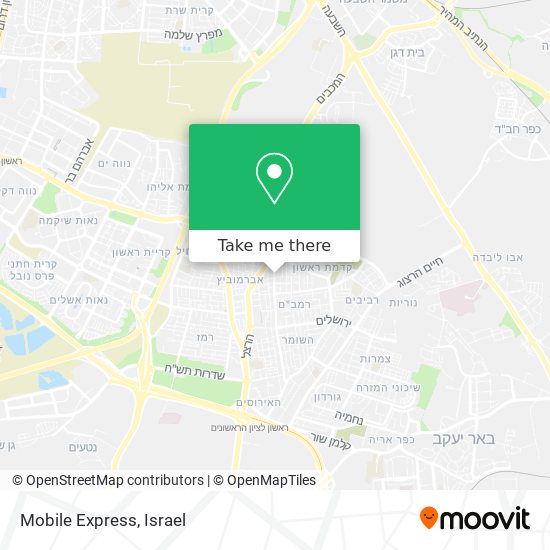 Mobile Express map
