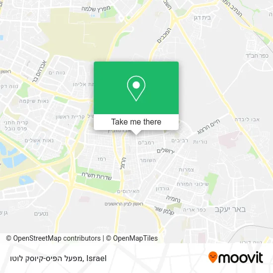 Карта מפעל הפיס-קיוסק לוטו