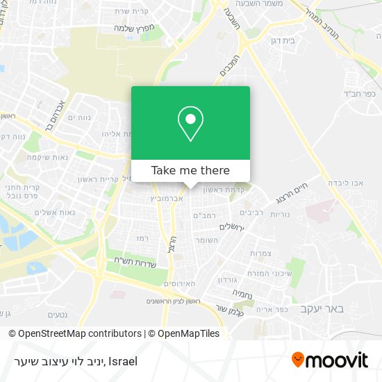 יניב לוי עיצוב שיער map