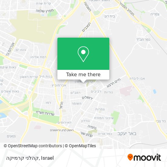 קהלני קרמיקה map