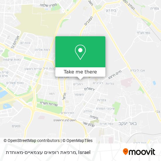 מרפאת רופאים עצמאיים-מאוחדת map