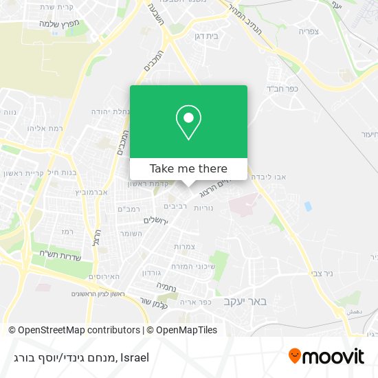 מנחם גינדי/יוסף בורג map