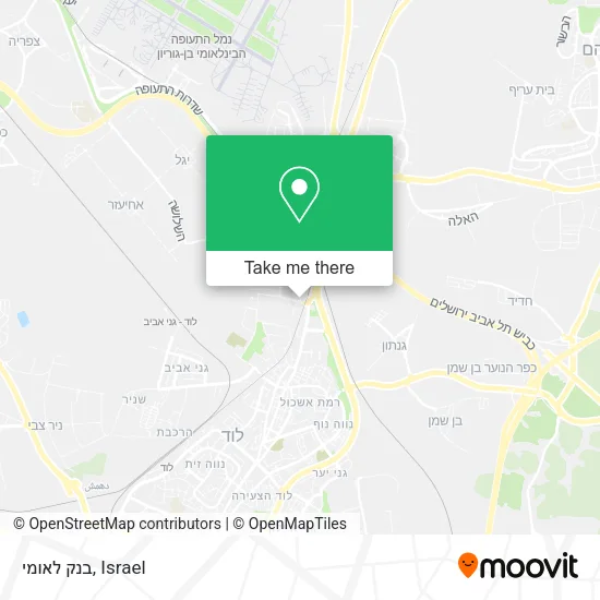 Карта בנק לאומי