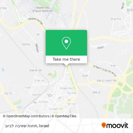 תחנת שאיבה לביוב map