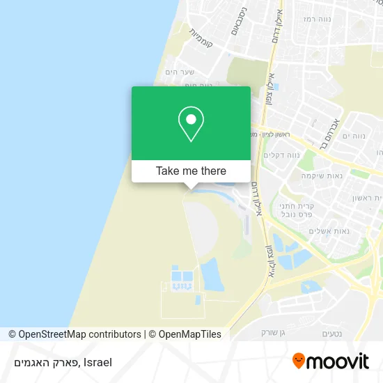 Карта פארק האגמים