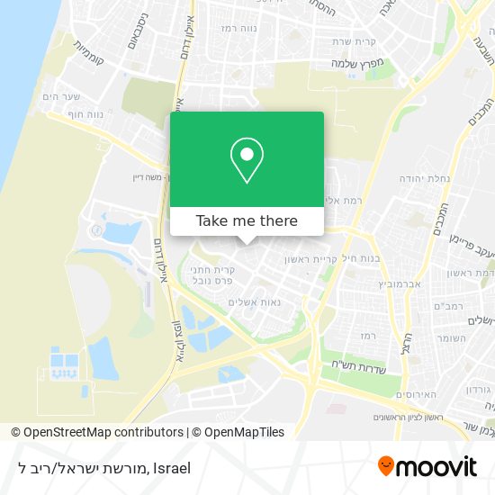 מורשת ישראל/ריב ל map