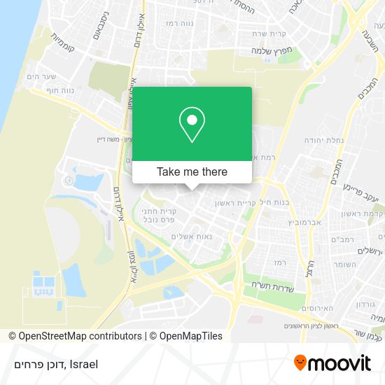 דוכן פרחים map