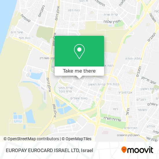 Карта EUROPAY EUROCARD ISRAEL LTD