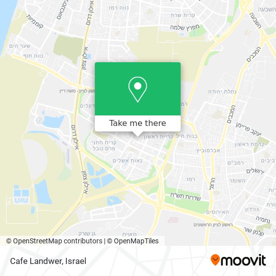 Карта Cafe Landwer