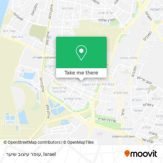 עופר עיצוב שיער map