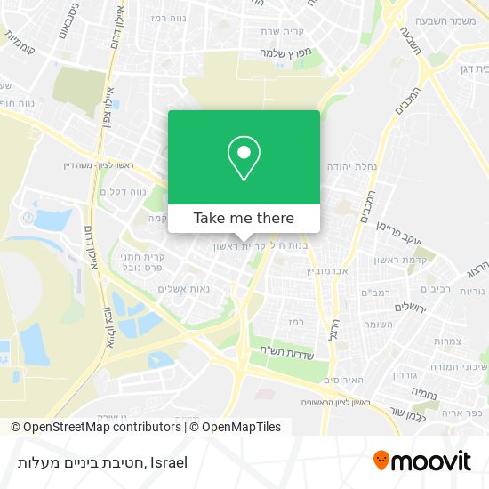 חטיבת ביניים מעלות map