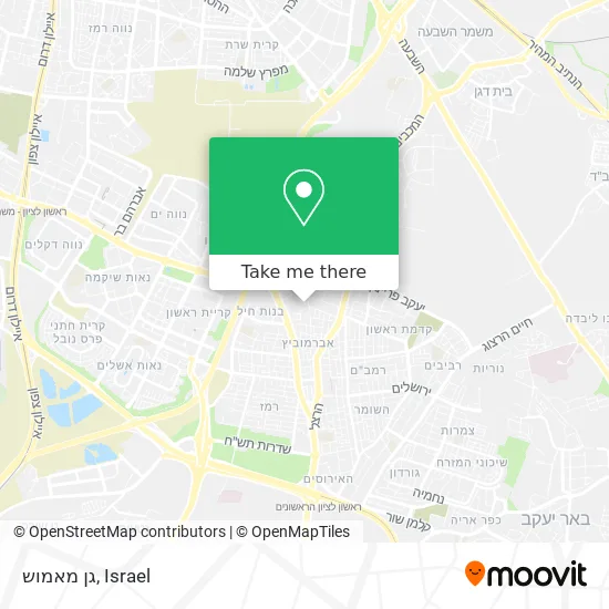 Карта גן מאמוש