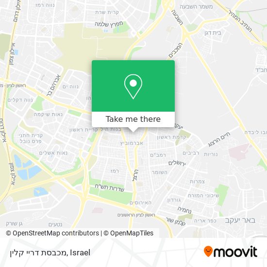 מכבסת דריי קלין map