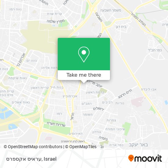 עראיס אקספרס map