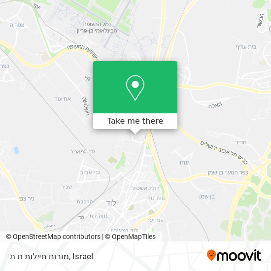 מורות חיילות ת ת map