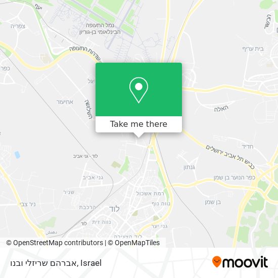 אברהם שריזלי ובנו map