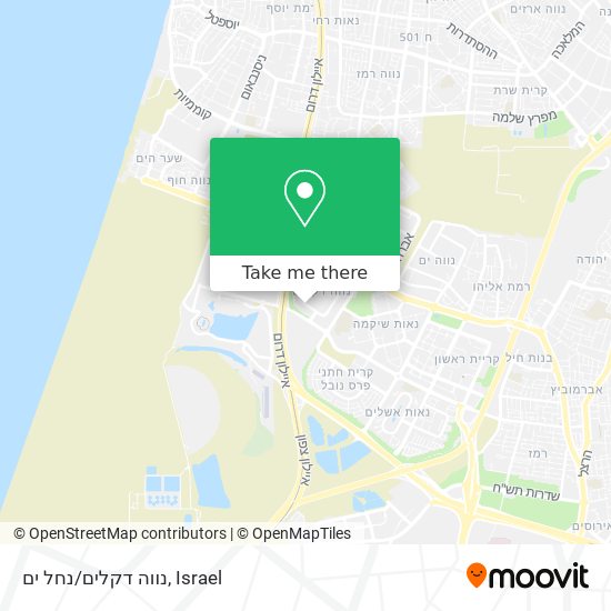 נווה דקלים/נחל ים map