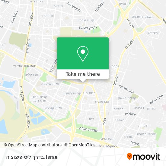 בדרך ליס-פיצוציה map