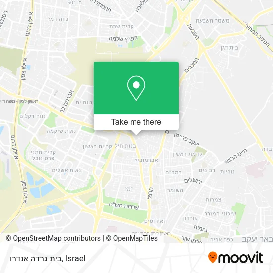 Карта בית גרדה אנדרו