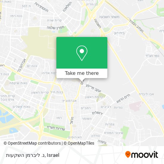 נ. ליברמן השקעות map