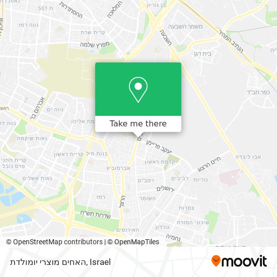 האחים מוצרי יומולדת map