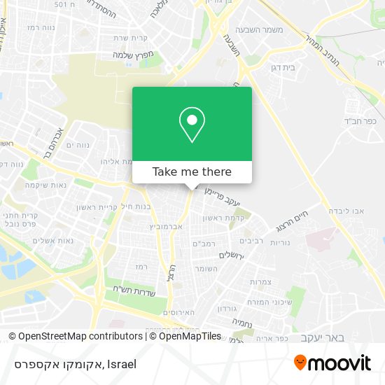 אקומקו אקספרס map