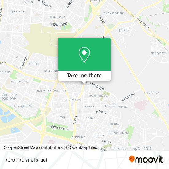 רהיטי הסיטי map