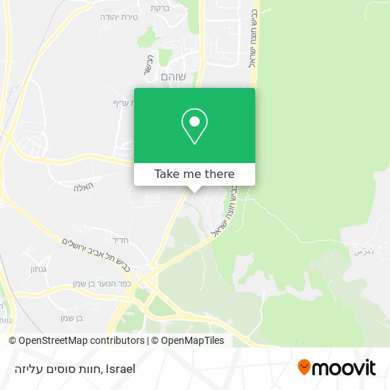 חוות סוסים עליזה map