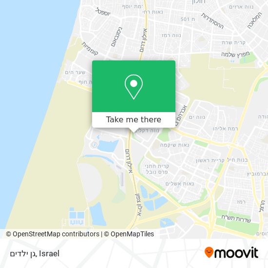 גן ילדים map