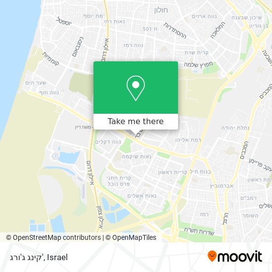 קינג ג'ורג' map