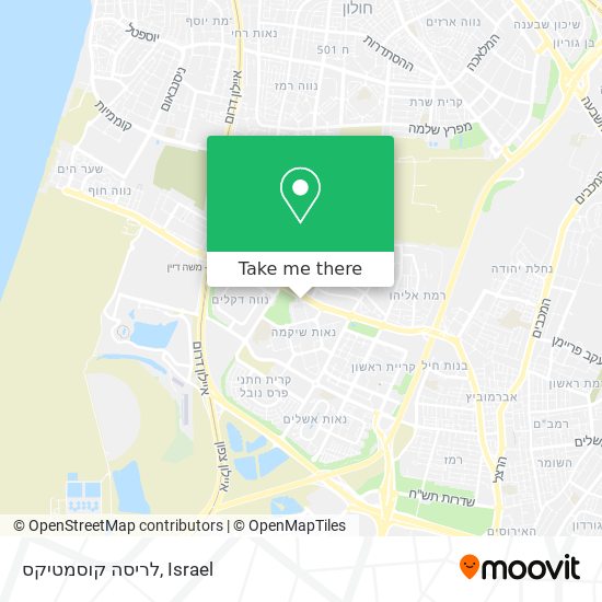 לריסה קוסמטיקס map