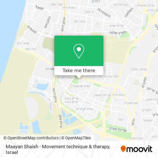 Maayan Shaish - Movement technique & therapy map