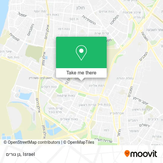 Карта גן גורים
