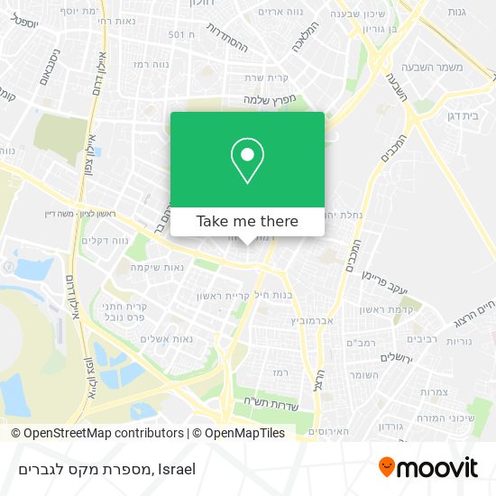 מספרת מקס לגברים map