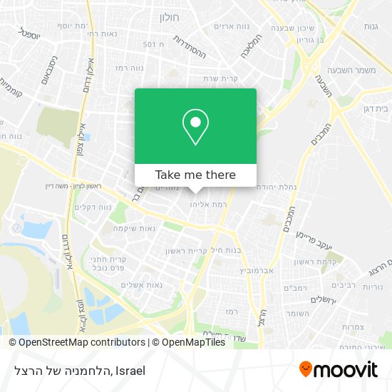 הלחמניה של הרצל map