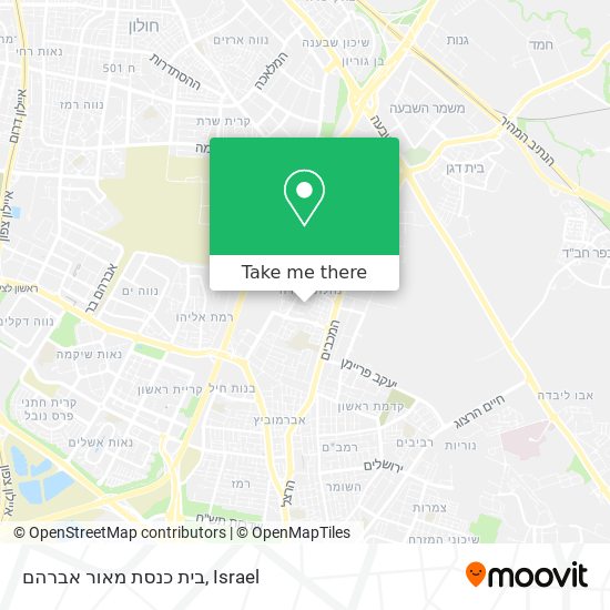 בית כנסת מאור אברהם map