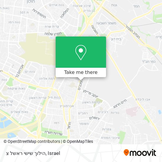 הילוך שישי ראשל צ map