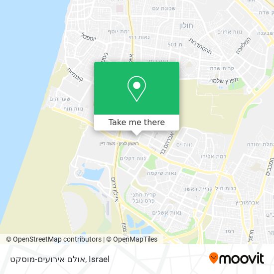 אולם אירועים-מוסקט map