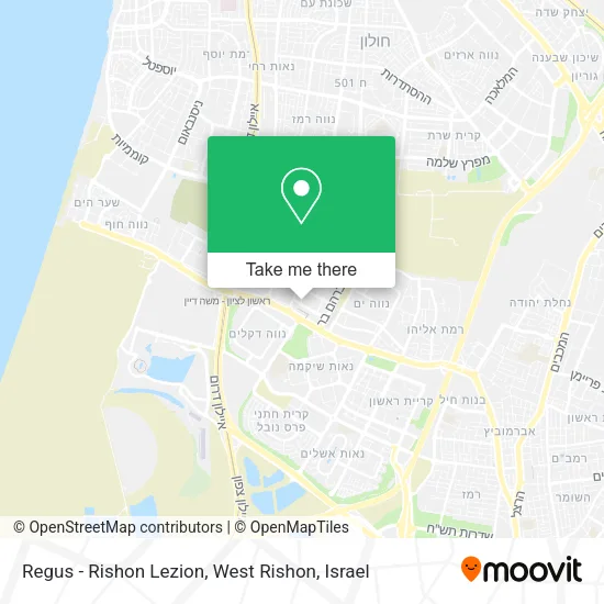 Карта Regus - Rishon Lezion, West Rishon