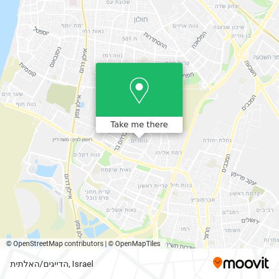 הדייגים/האלתית map