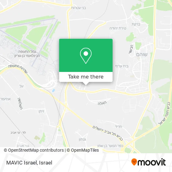 Карта MAVIC Israel