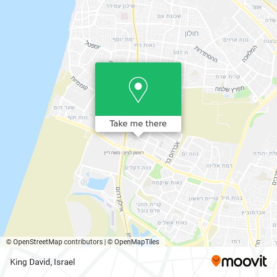 King David map