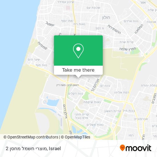 מוצרי חשמל מחסן 2 map