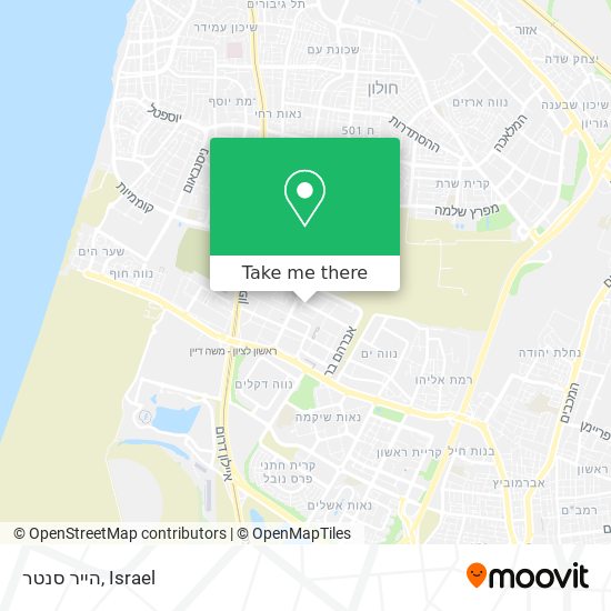 Карта הייר סנטר