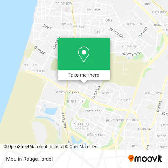 Карта Moulin Rouge