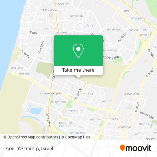 גן תורני ילדי יוסף map