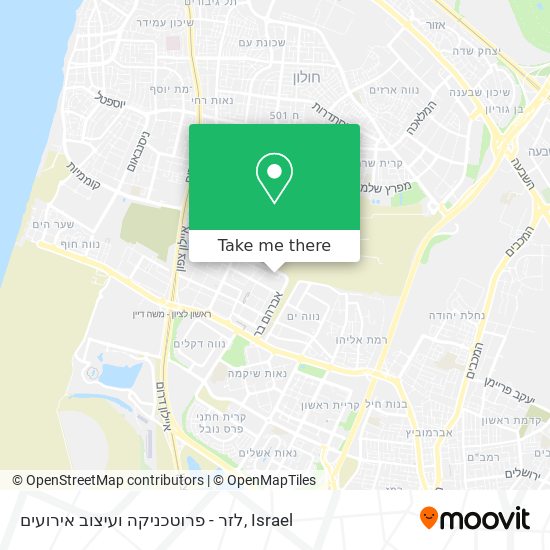 לזר - פרוטכניקה ועיצוב אירועים map