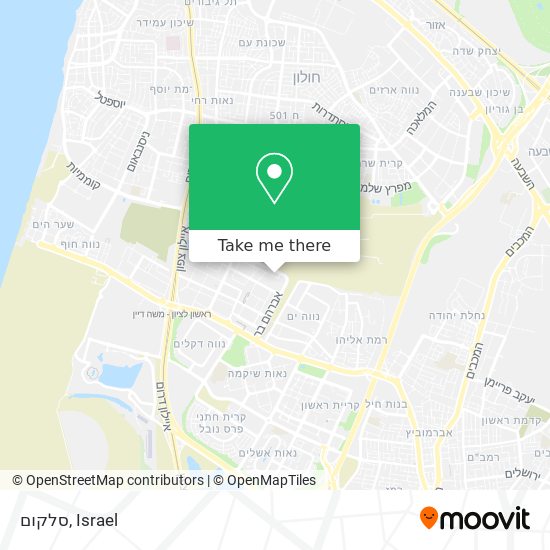 סלקום map