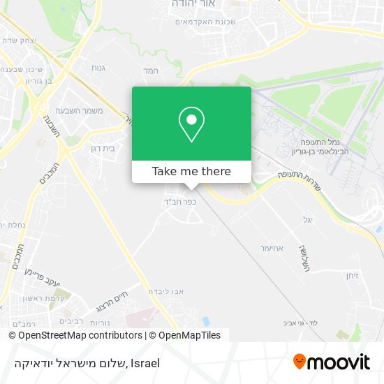 שלום מישראל יודאיקה map