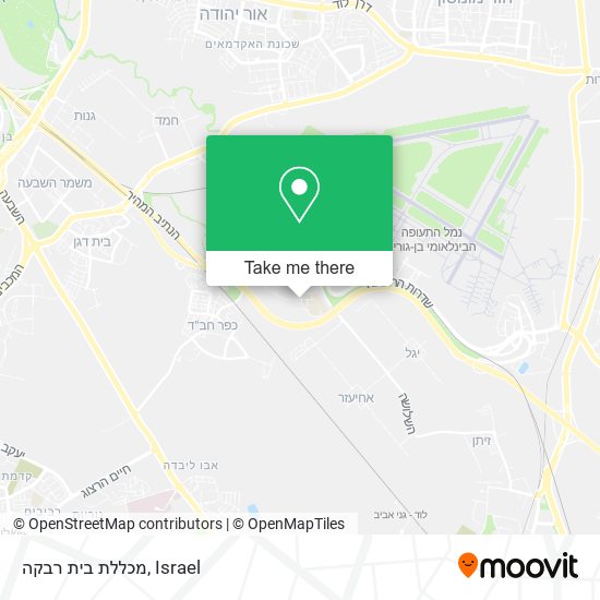 מכללת בית רבקה map